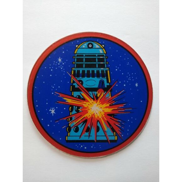 Doctor Who Pinball Coaster Original Plastic Promo Dalek Space Age Sci-Fi - Picture 2 of 4